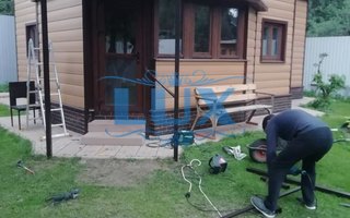 навесы над крыльцом фото № 23