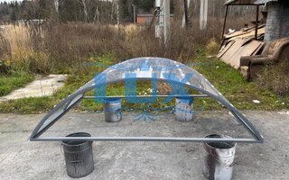 навес для входной двери для загородного дома